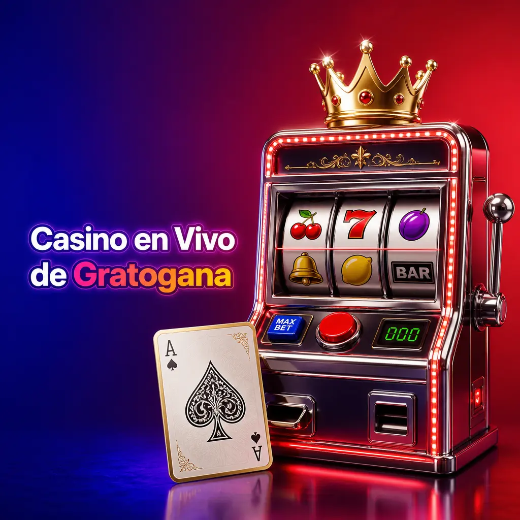 Mesa de casino en vivo de Gratogana con crupier profesional