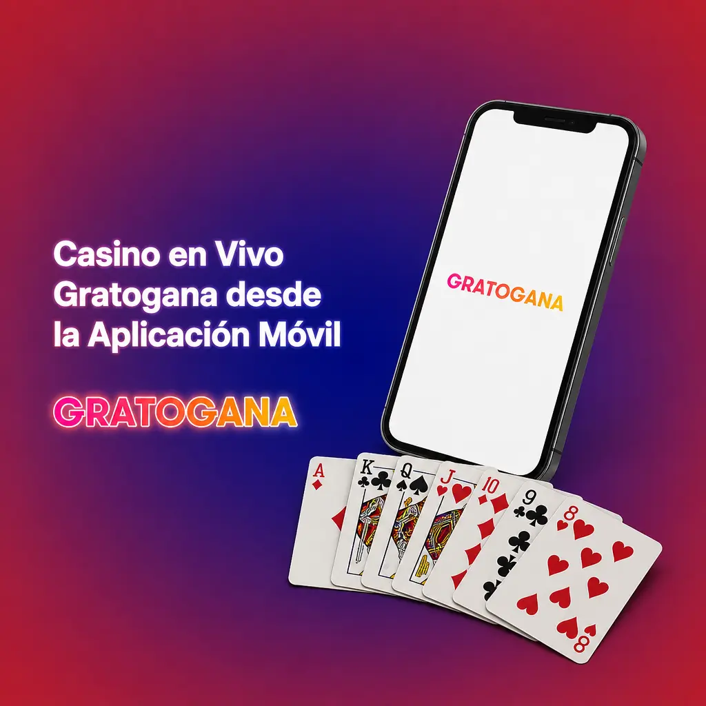 Casino en vivo Gratogana en la aplicación móvil