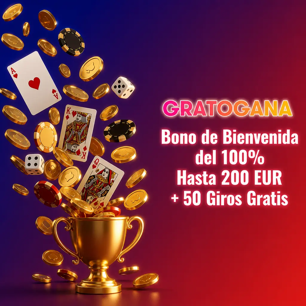 Bono de bienvenida del 100% hasta 200 EUR con 50 giros gratis