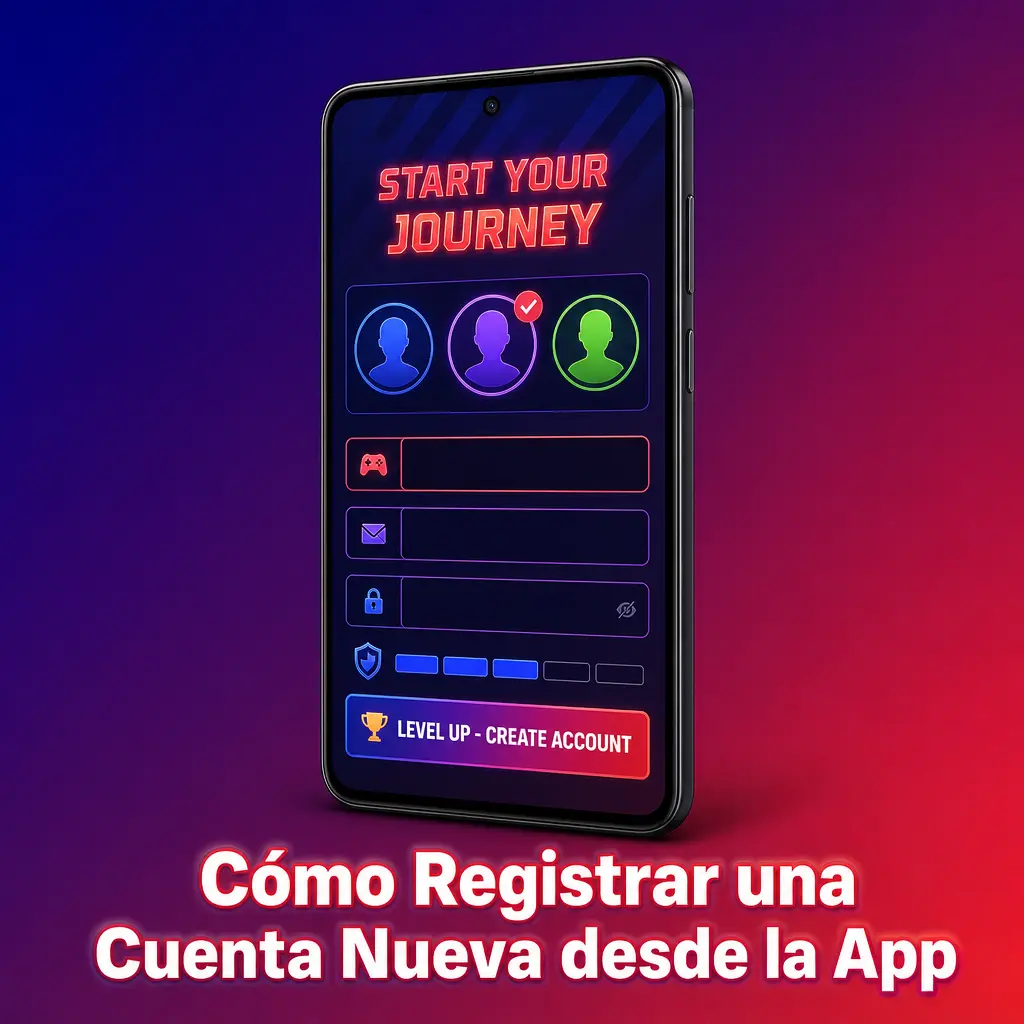 Persona registrando una cuenta nueva en la app de Gratogana